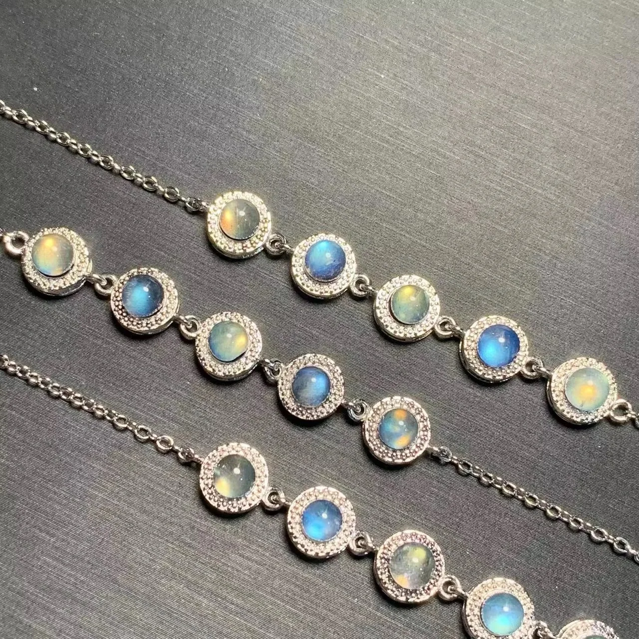 Natural Moonstone Bracelet Woman Man Wealthy Jewelry Luxury Elegant Romantic Simple Fine Jewelry