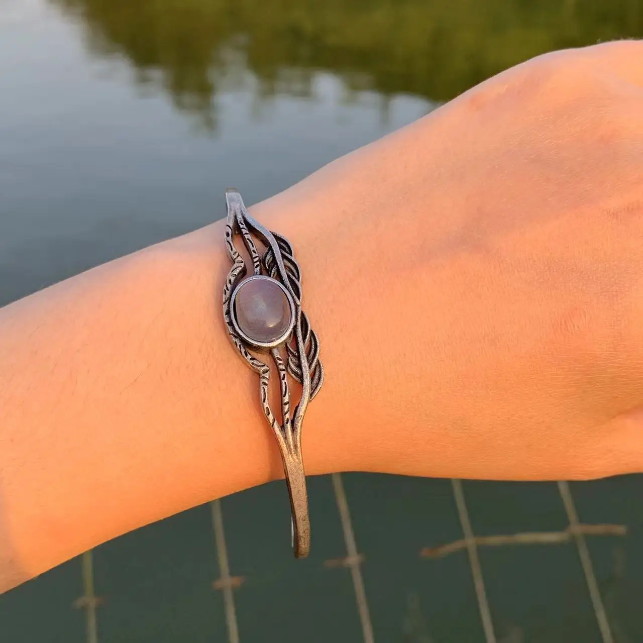 Natural Moonstone Bracelet Woman Man Wealthy Jewelry Luxury Elegant Romantic Simple Fine Jewelry