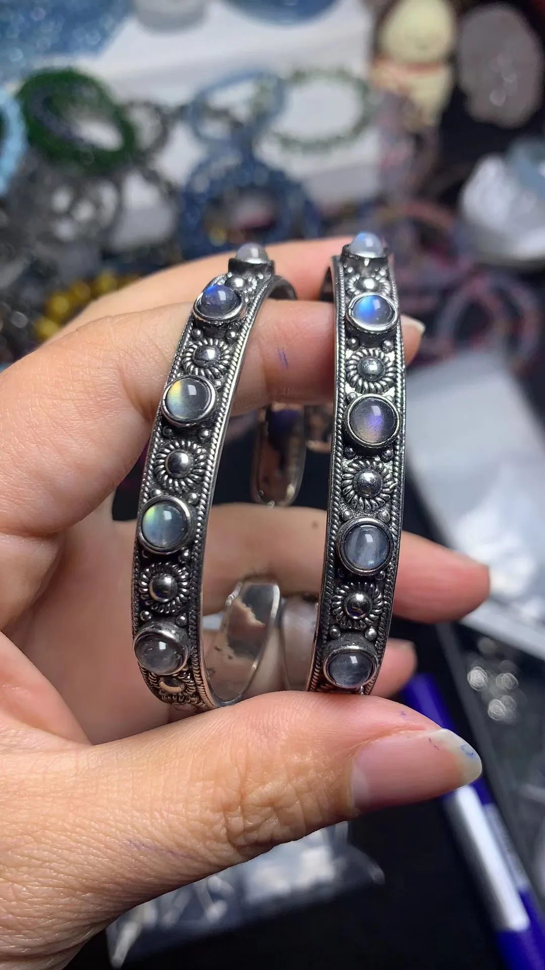 Natural Moonstone Bracelet Woman Man Wealthy Jewelry Luxury Elegant Romantic Simple Fine Jewelry