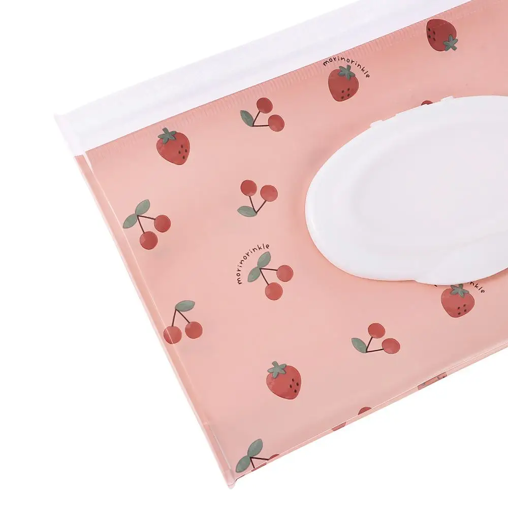 EVA Wet Wipes Bag Portable Baby Wipes Pouch Flip Cover Snap-Strap Holder Case Refillable Useful Tissue Box Stroller Accessories