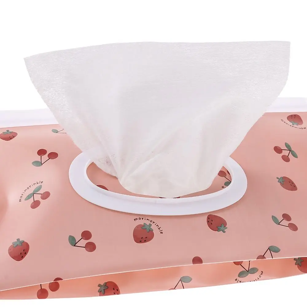 EVA Wet Wipes Bag Portable Baby Wipes Pouch Flip Cover Snap-Strap Holder Case Refillable Useful Tissue Box Stroller Accessories