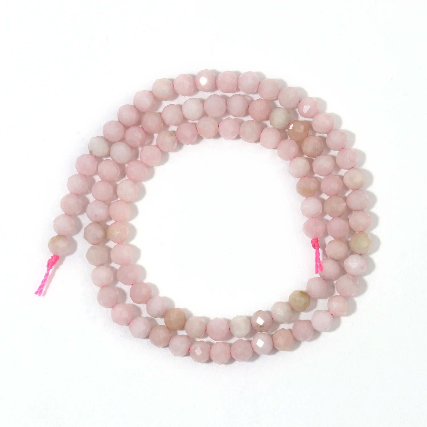 Natural Pink Opal Stone Beads Faceted 2mm 3mm 4mm Round Loose Beads Diy Bracelet Necklace Jewelry Making Accessories