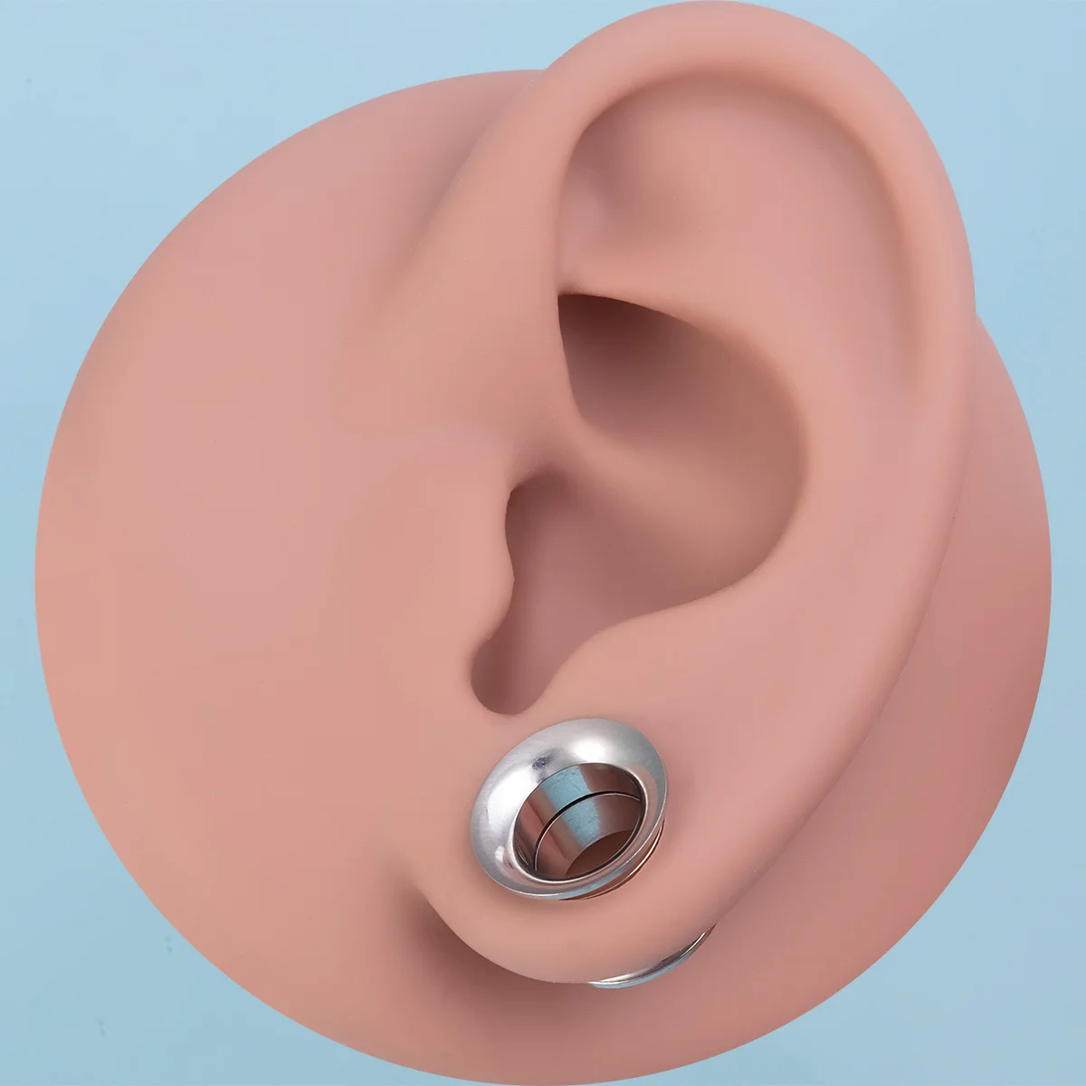 2pcs Surgical Steel Screw Fit Ear Gauges Tunnel Expander Body Piercing Double Flare Plugs Stretching Earrings for Unisex 3-25mm