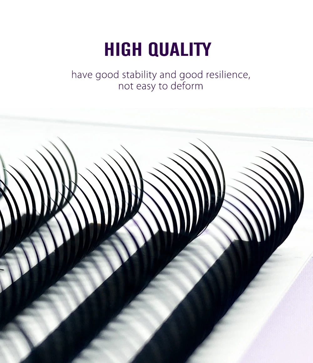 NATUHANA New 0.07mm Wet Eyelash Extension Manga Wispy Cosplay Type Spikes Lashes Extensions Volume Premade Fans Lashes Supplies
