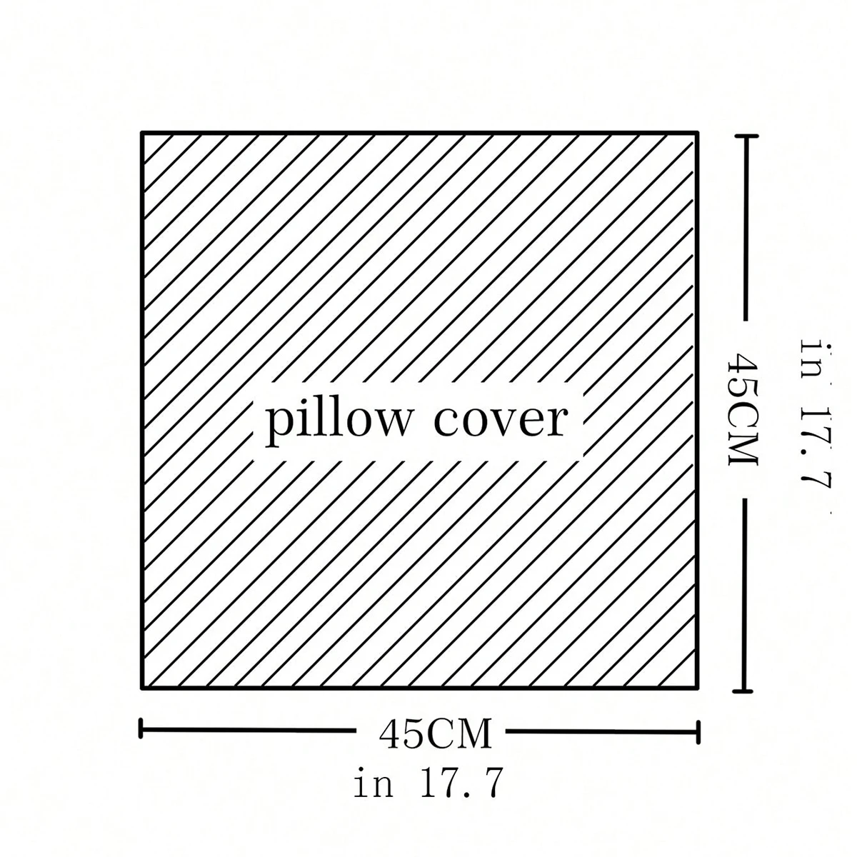 Shiny Holiday Accessories With Gold Stripe Decoration, Cushion Cover and Pillowcase Without Pillow Core