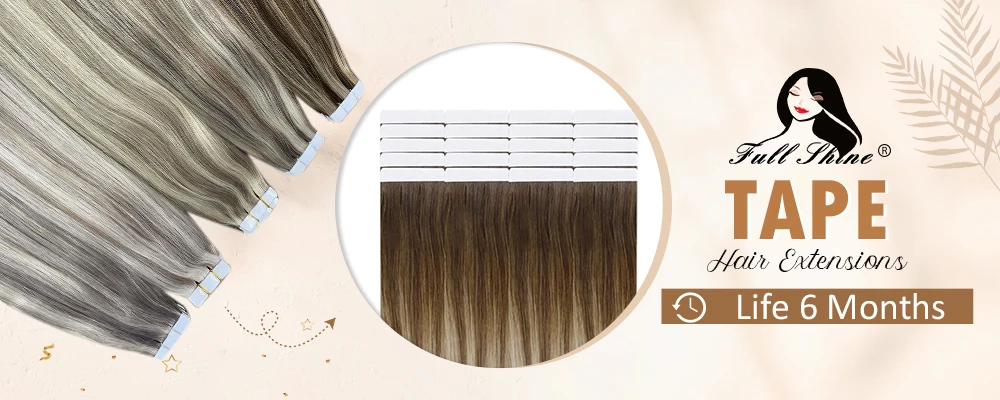 Full Shine U Tip Hair Extensions Fusion Hair Balayage Color 40-50g Keratin Glue Beads Prebonded Remy Human Hair Extensions