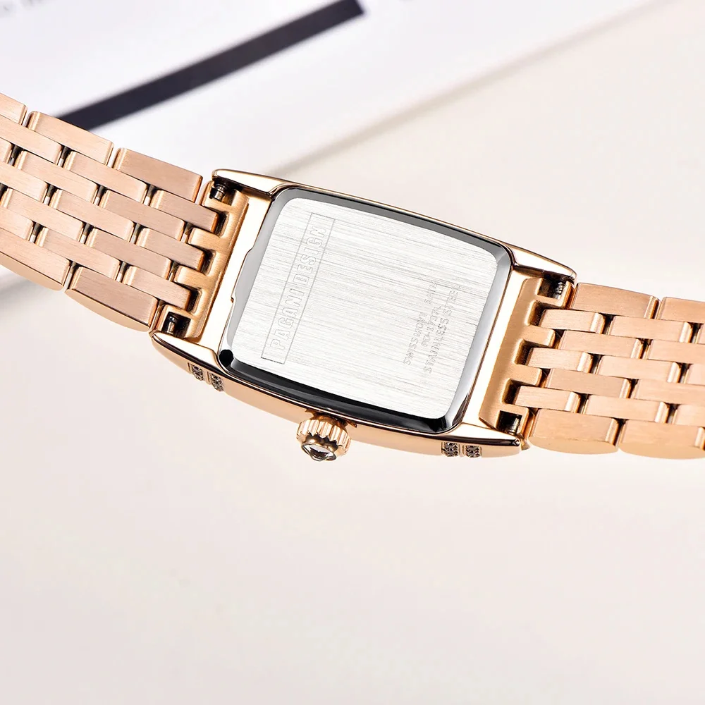 PAGANI DESIGN Luxury Fashion Women's Quartz Watch Swiss Ronda Movt Sapphire Stainless Steel Waterproof Clock Gift For Woman