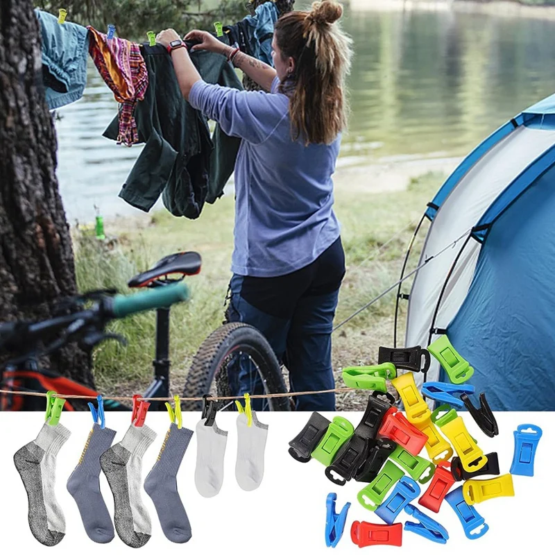 60 Sock Clips For Washing Machine And Dryer, Sock Clips With Hooks,Sock Holder Washing Machine, Directly Into The Drawer Durable