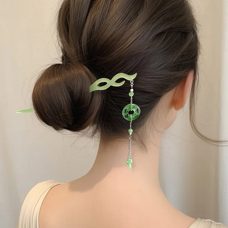Vintage Butterfly Tassel Hairpin for Women Girl New Jewelry Gifts Headdress Hair Clip Chinese Hanfu Hair Sticks Accessories