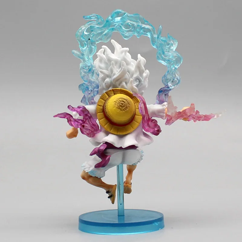 10cm One Piece Luffy Anime Figure GEAR5 Sun God Nika Luffy Action Figures PVC Collection Model Doll Toys Kids Birthday Gifts