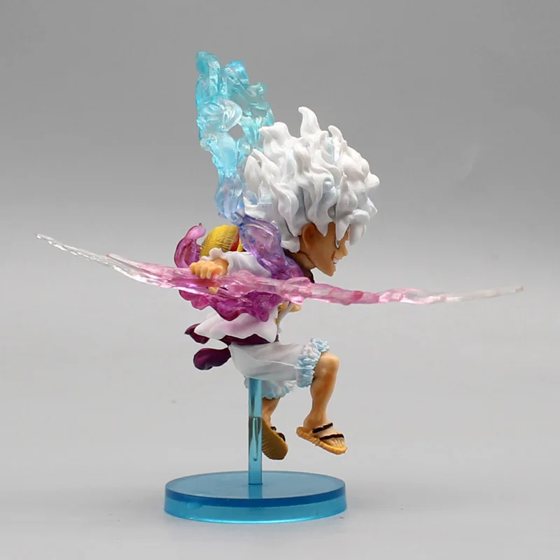 10cm One Piece Luffy Anime Figure GEAR5 Sun God Nika Luffy Action Figures PVC Collection Model Doll Toys Kids Birthday Gifts