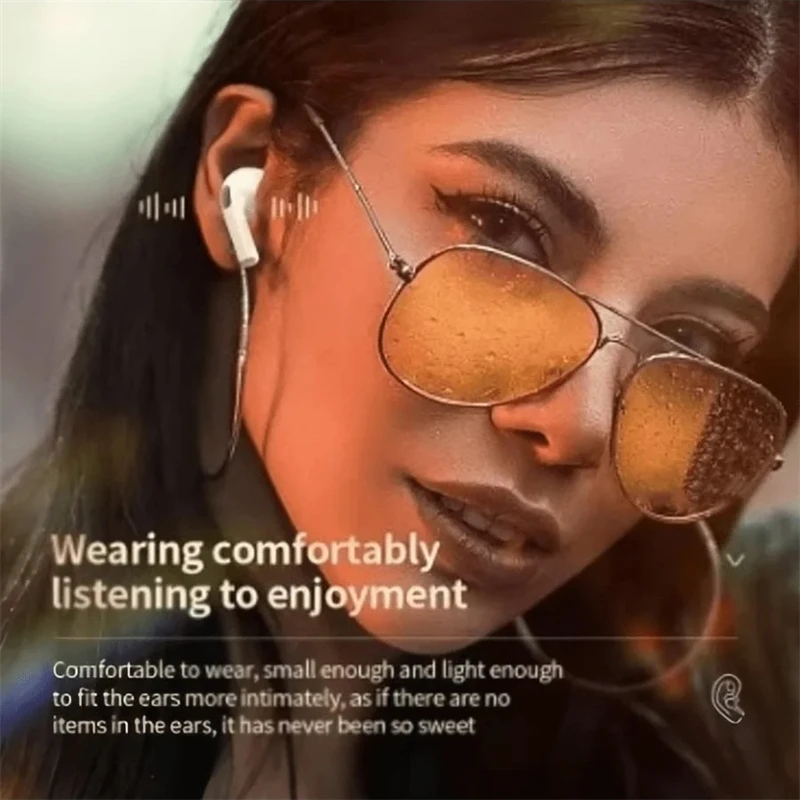 New Pro TWS Bluetooth Headphones Stereo Wireless Earphones InEar HiFi Earbuds HandsFree Headset With Microphone For Smartphone