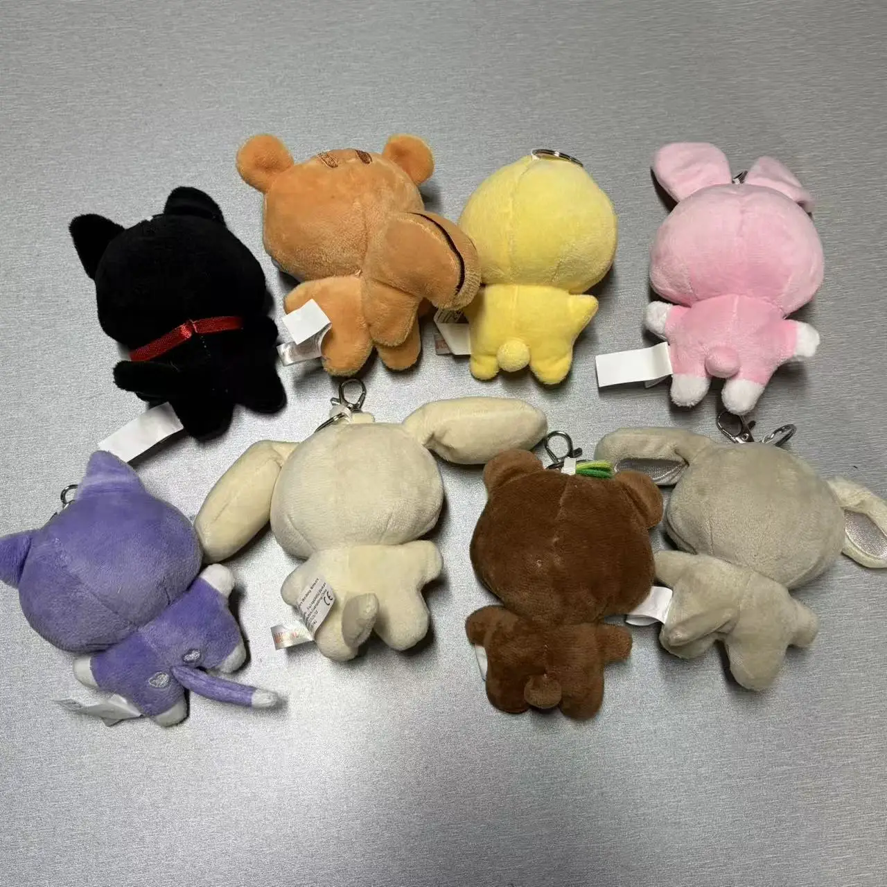 Kpop ATEEZzz Plush Pendant Keychain Aniteez Design Hongjoong Seonghwa Yunho Yeosang San Ming Wooyoung Jongho Accessories