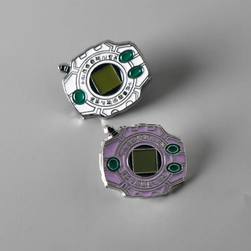 Anime Digital Monster Brooch Enamel Pins Digimon Adventure Emblems Badge Anime Accessories Jewelry Gifts