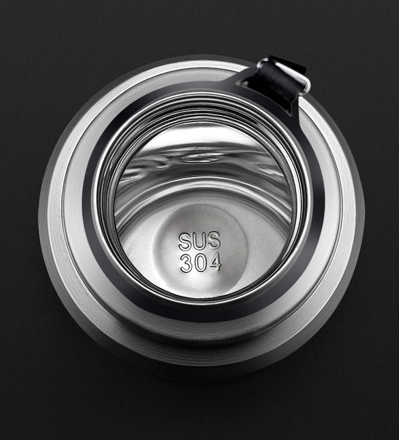 500/1000/1500ml Stainless Steel Thermos Large Capacity Vacuum Flask Portable Insulated Tumbler with Rope Thermo Bottle