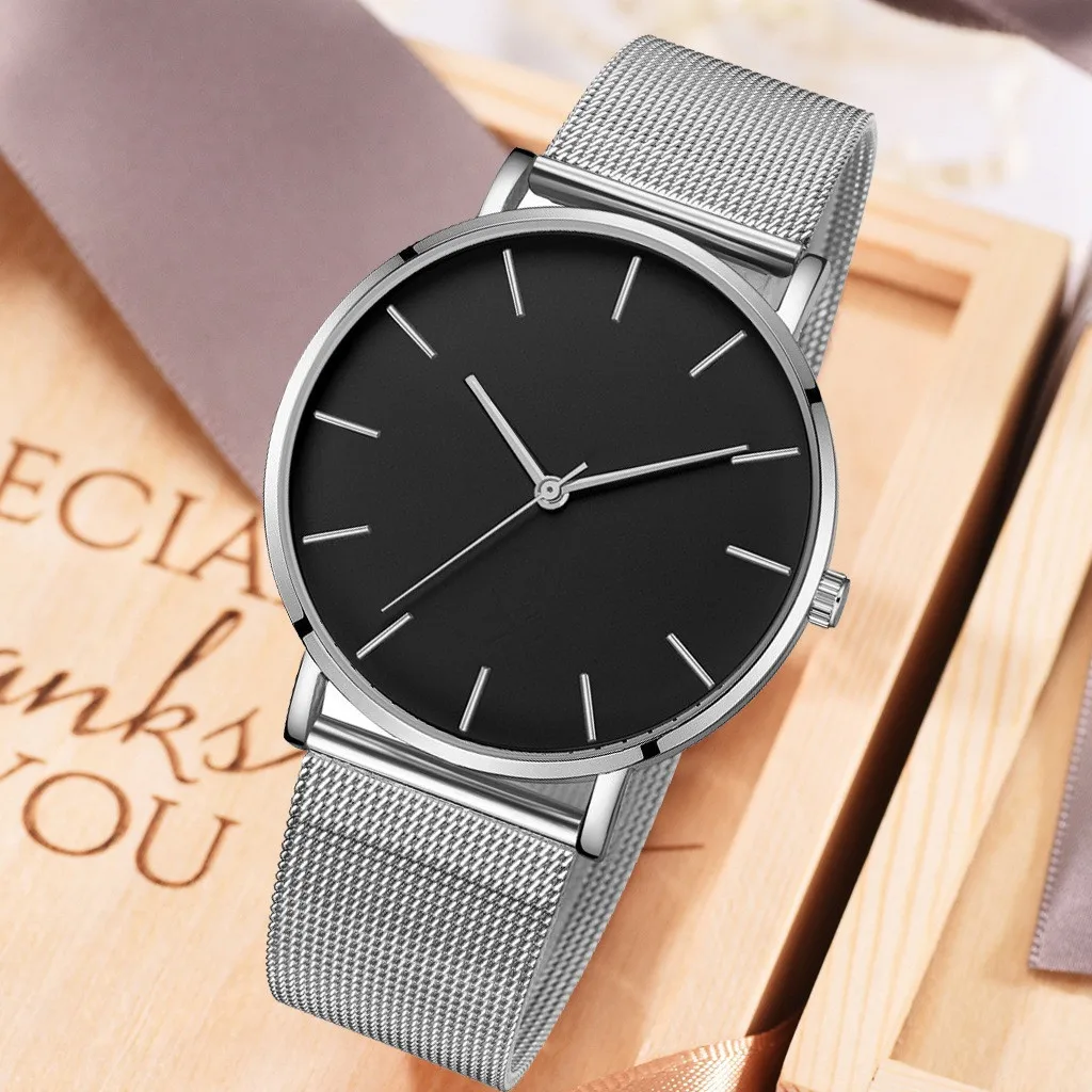 Top Brand Luxury Watches Women Fashion Stainless Steel Mesh Belt Quartz Wristwatch Simple Casual Ladies Clock Gift Montre Femme