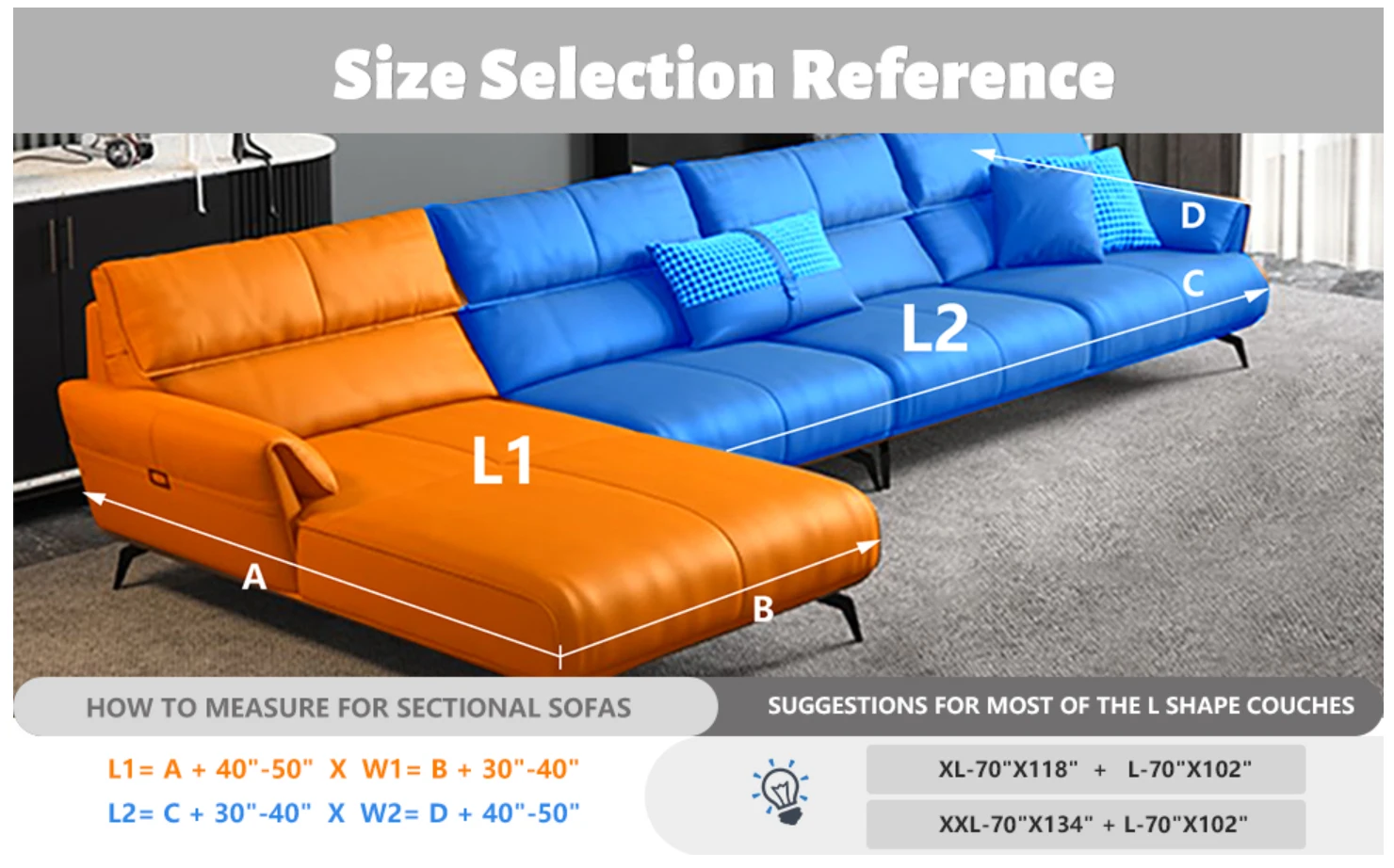 Cotton Wove Sofa Covers Slipcover for Loveseat Recliner Chair Futon, Washable Protector Thick Breathable Fabric, Living Room/Bed