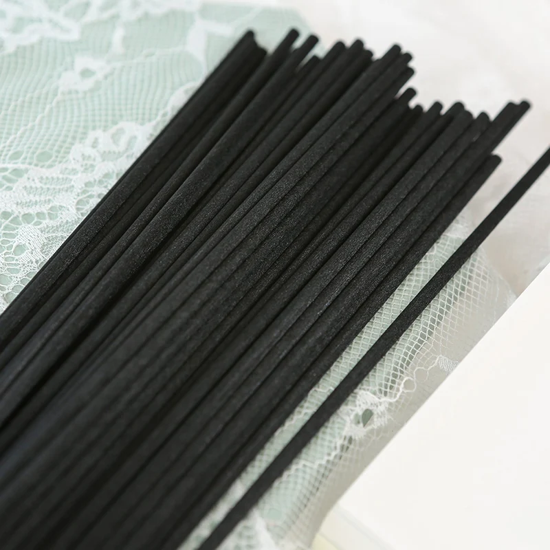 50/100/200pcs Fiber Reed Diffuser Sticks Set 3mm 8inch Aromatherapy Diffuser Sticks for Bedroom Office Air Freshener Fragrance
