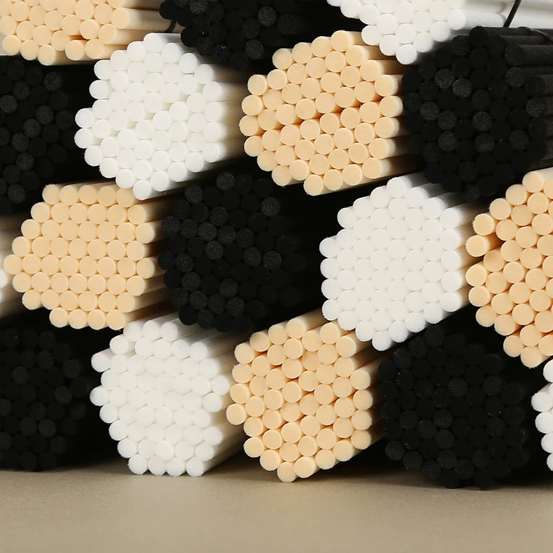 50/100/200pcs Fiber Reed Diffuser Sticks Set 3mm 8inch Aromatherapy Diffuser Sticks for Bedroom Office Air Freshener Fragrance
