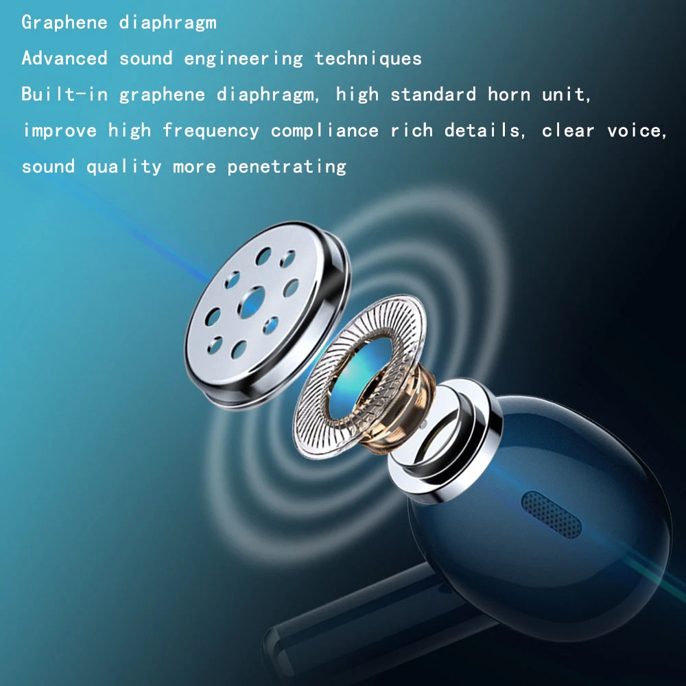 Wireless Bluetooth Earphones Comfort Earbuds Music Sports Wireless Headphones HIFI Sound Quality with Microphone