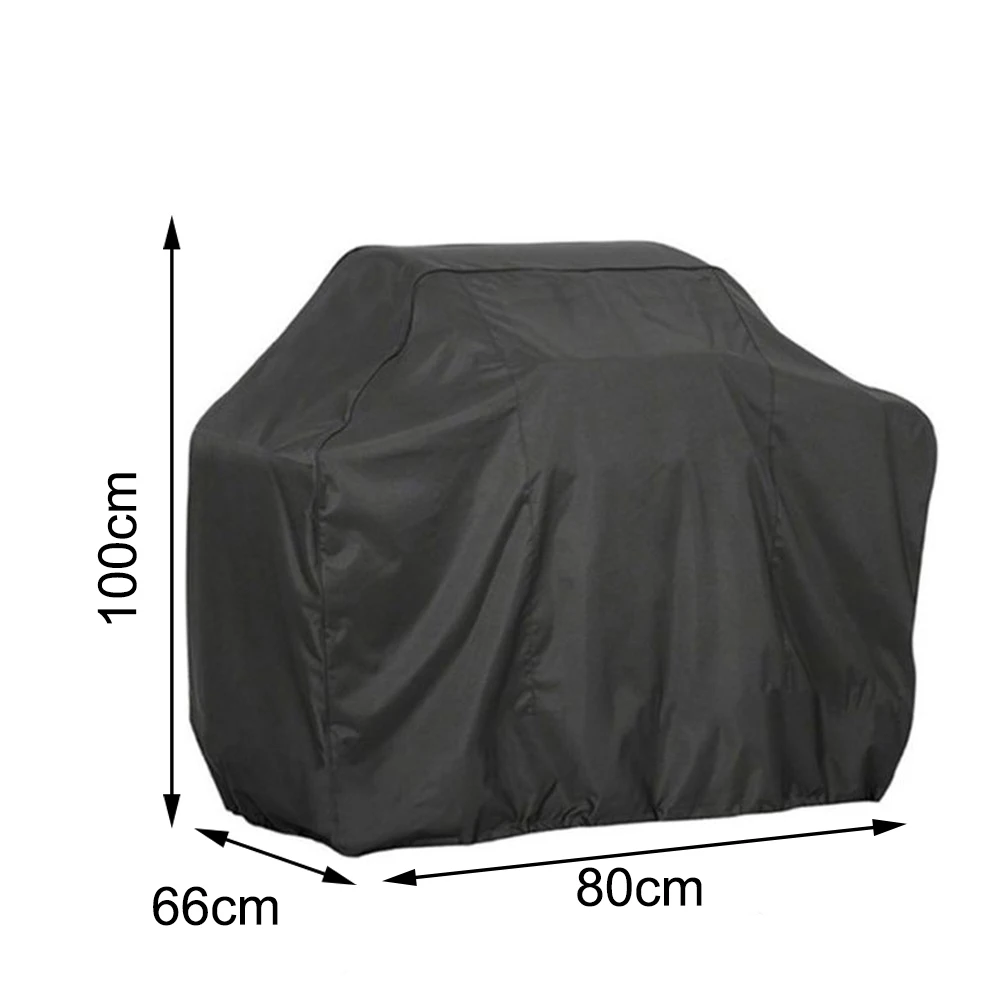 Grill Cover 77x58cm/80x66x100cm Waterproof Round BBQ Grill Cover Camping Outdoor Barbecue Cover Anti Dust Rain Protective