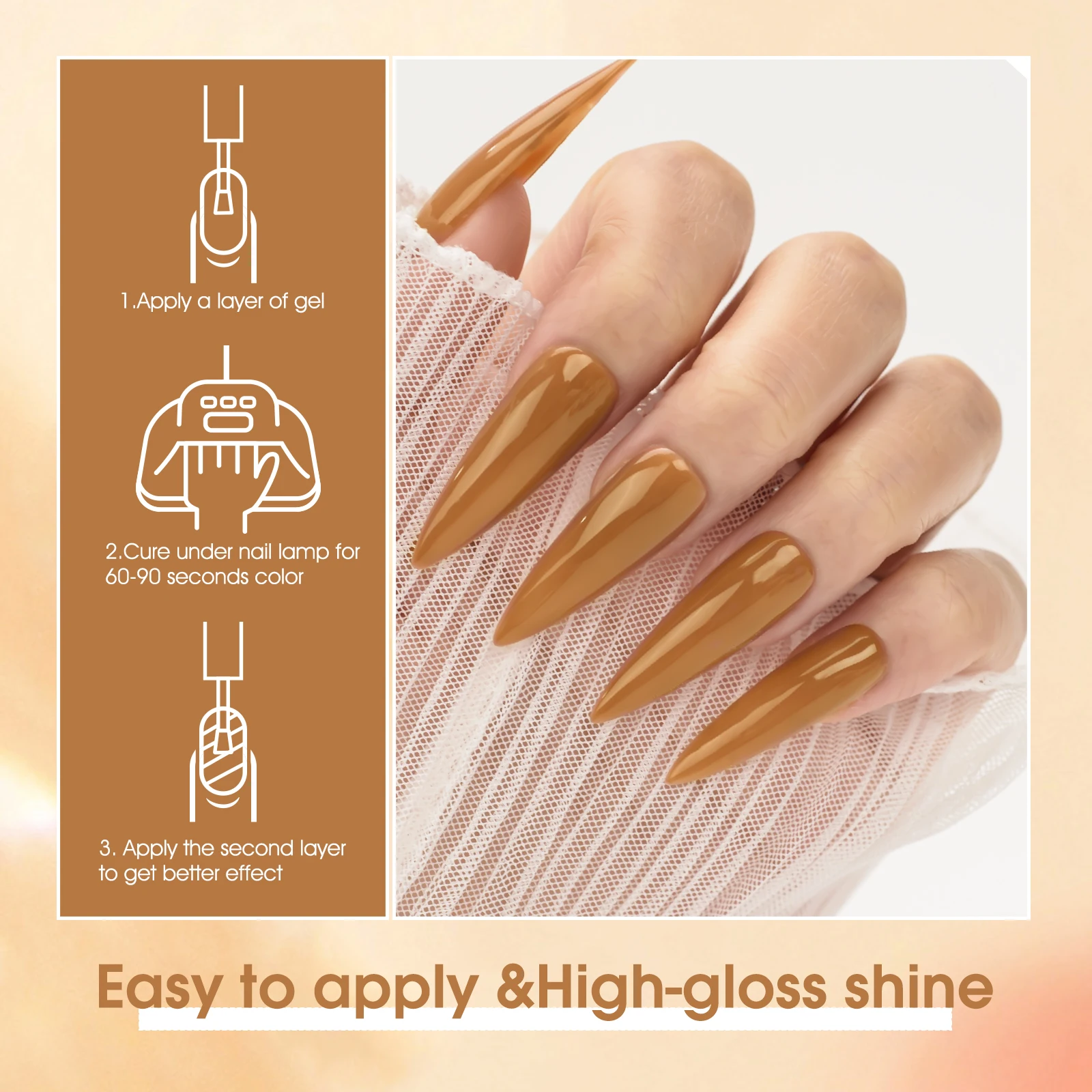 12pcs/kit Venalisa Gel Nail Polish Brown Earth Coffee Color Series Young Nude Light Reflective Gel Pigment Nail Art Manicure