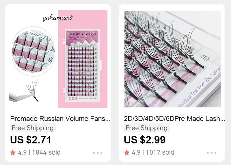 GAHAMACA Colorful Individual Eyelashes C/D/L/LU Individual Colored UV Lashes 0.07/0.10mm 8-14mm False Lashes Wholesale Supplies