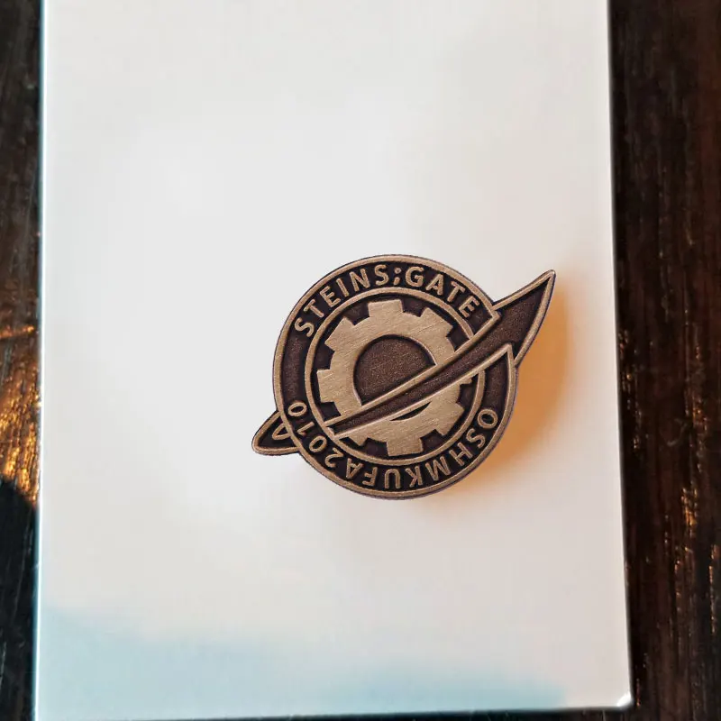 Steins;Gate Pin Brooch Anime Badge