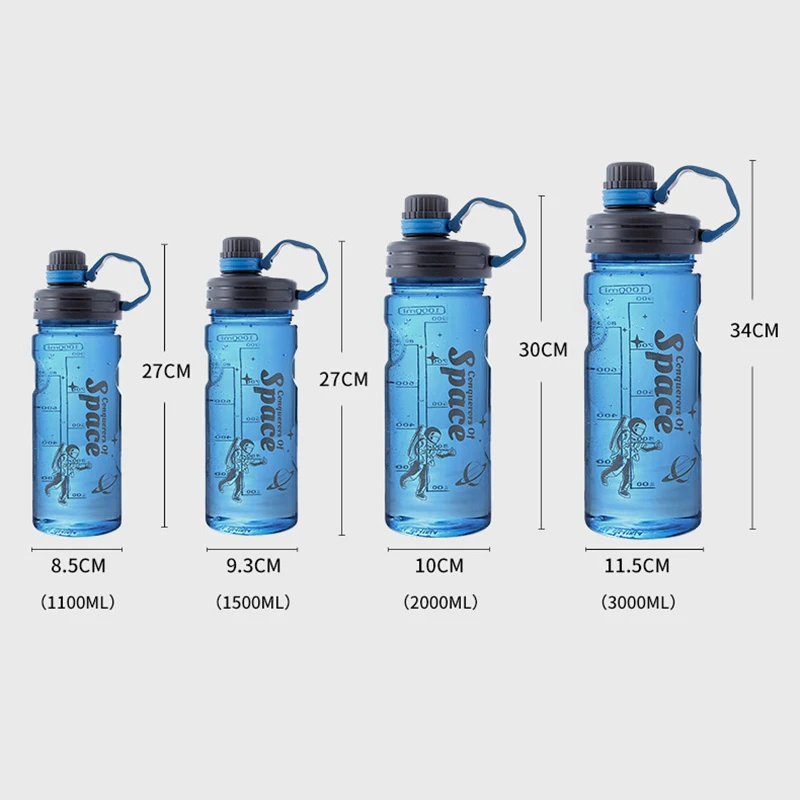 Fitness Sports Water Bottle Plastic Large Capacity High Quality Water Bottle Outdoor Climbing Bicycle Drink Bottle Kettle