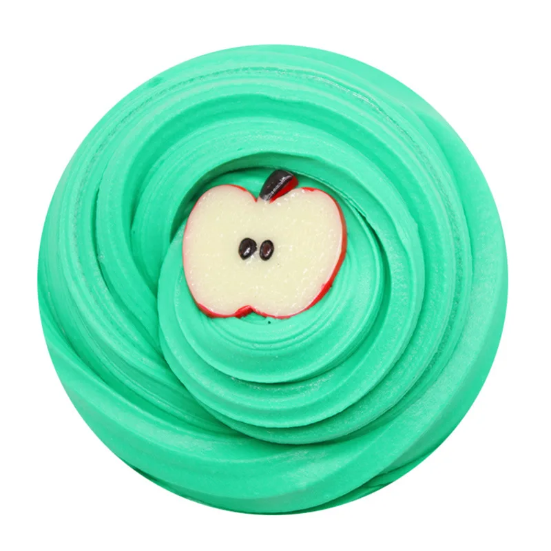 DIY Butter Slimes Fruit Set Toys Education Antistress Accessories Soft Charms Rainbow Clay Kawaii Slime Party Toy for Kids Gifts