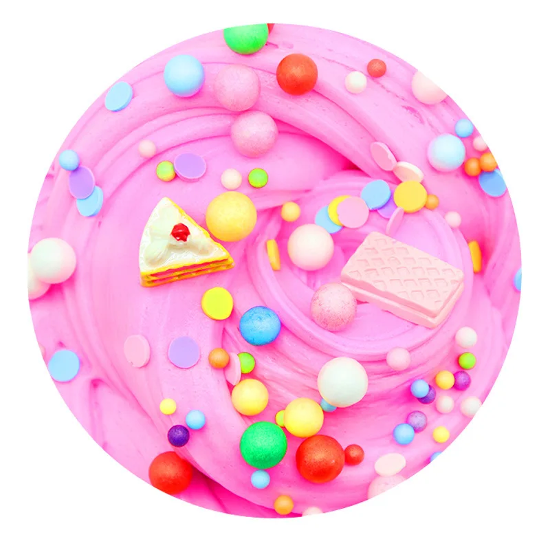 DIY Butter Slimes Fruit Set Toys Education Antistress Accessories Soft Charms Rainbow Clay Kawaii Slime Party Toy for Kids Gifts