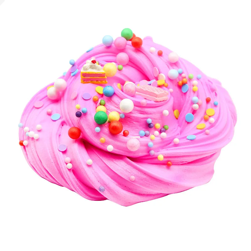 DIY Butter Slimes Fruit Set Toys Education Antistress Accessories Soft Charms Rainbow Clay Kawaii Slime Party Toy for Kids Gifts