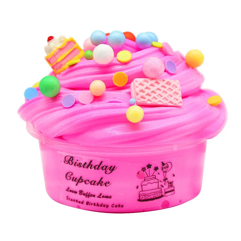 DIY Butter Slimes Fruit Set Toys Education Antistress Accessories Soft Charms Rainbow Clay Kawaii Slime Party Toy for Kids Gifts