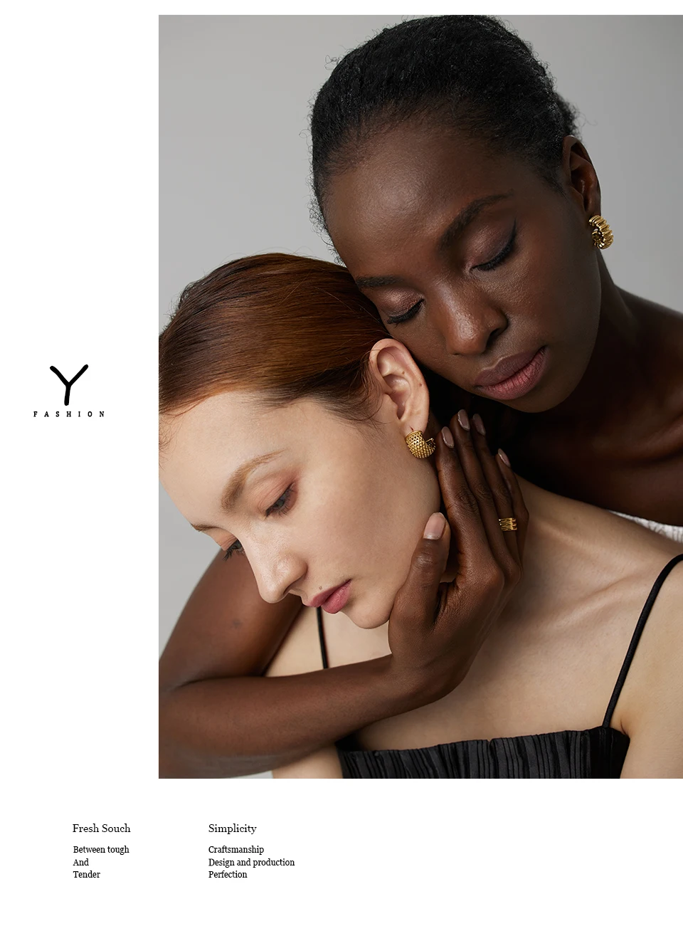 Yhpup Stainless Steel Unusual Earrings Statement Metal Golden Geometric Women Stud Charm Jewelry украшения бижутерия Gala Gift
