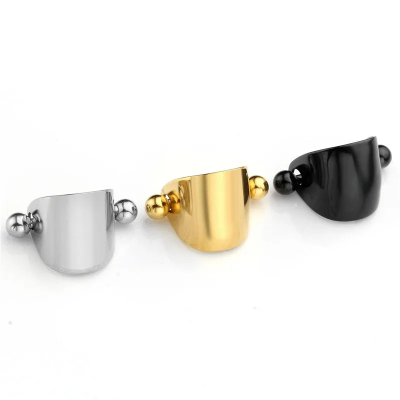 16G Stainless Steel Ear Piercing Horseshoe Shield Cuff Ear Helix Cartilage Cuff Ring Earrings Body Jewelry Piercing