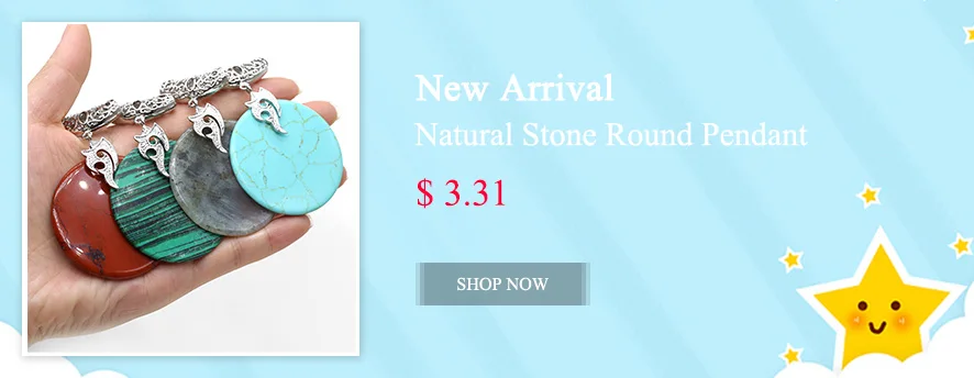 Natural Mother of Pearl Shell Round Pendant Exquisite Handmade Crafts Making Necklace Bracelet Accessories Jewelry For Women