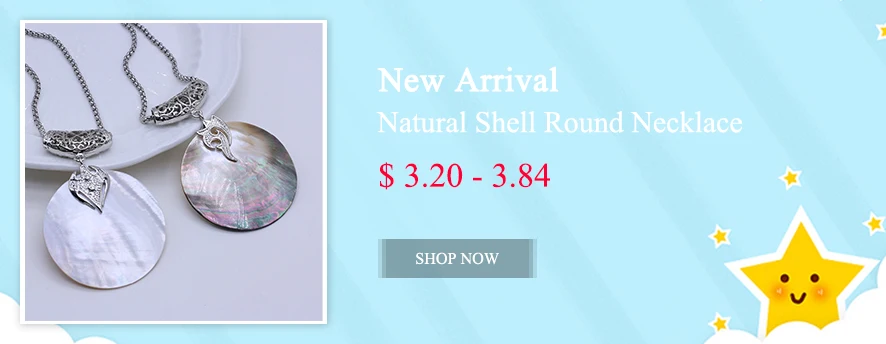 Natural Mother of Pearl Shell Round Pendant Exquisite Handmade Crafts Making Necklace Bracelet Accessories Jewelry For Women