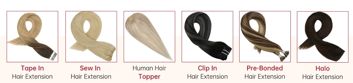 Moresoo Human Hair Bundles Wefts Sew in Blonde Black Ombre 100G/Set Remy Brazilian Straight Hair Bundles Invisible Extensions