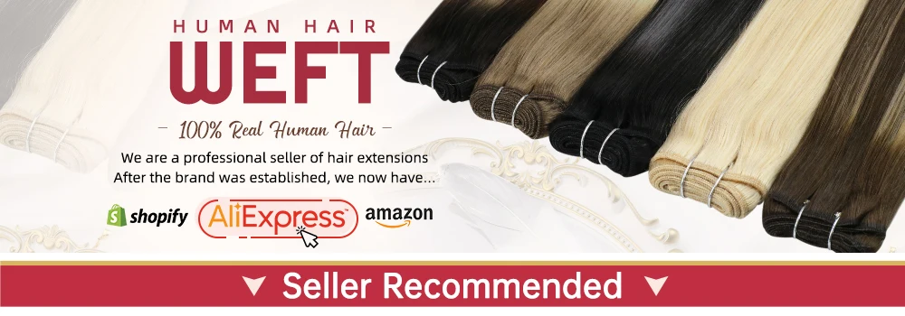 Moresoo Human Hair Bundles Wefts Sew in Blonde Black Ombre 100G/Set Remy Brazilian Straight Hair Bundles Invisible Extensions