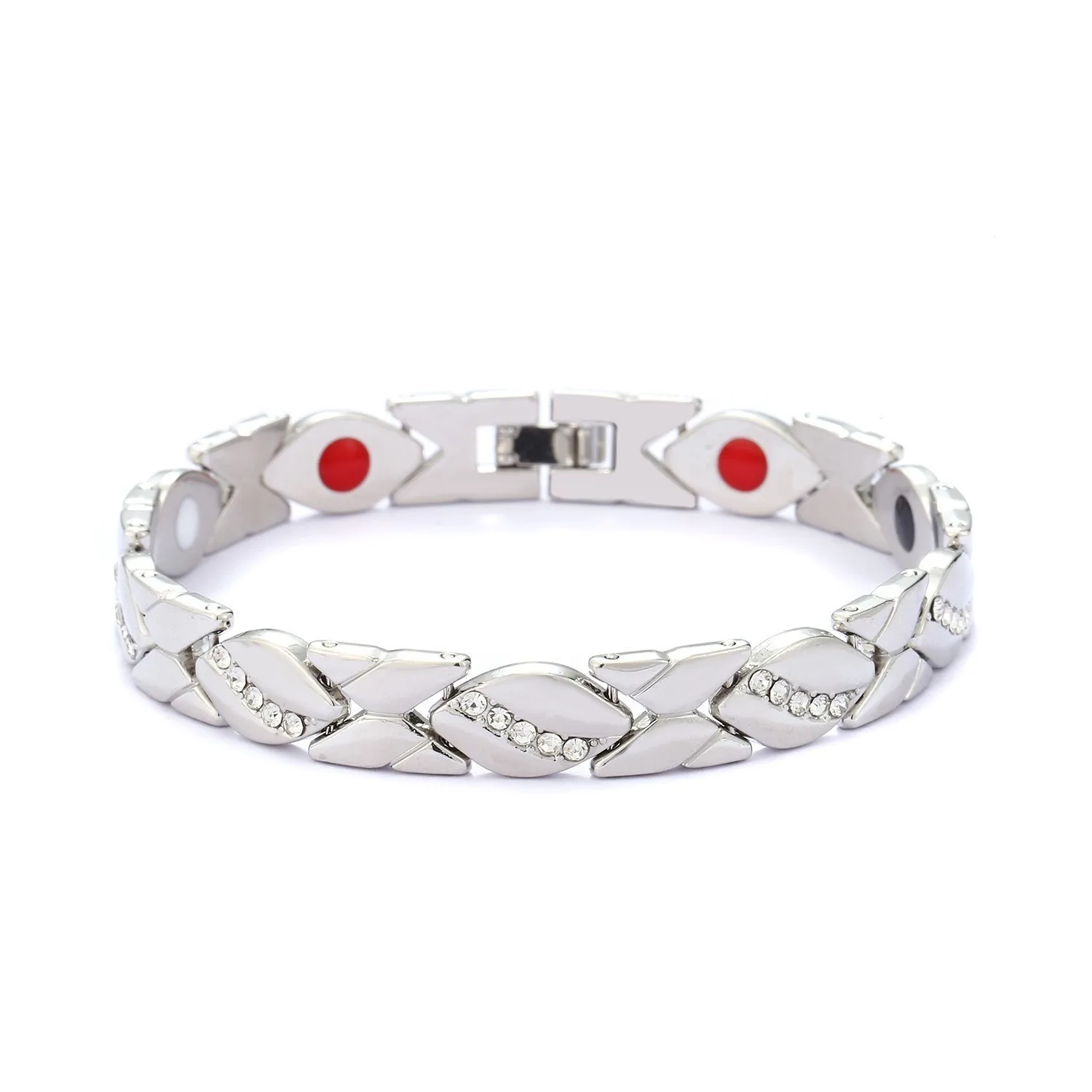 Retro Copper Color Magnetic Bracelet Men's Arthritis Pain Relief Adjustable Bio-Energy Blood Pressure Bracelet Healthy Jewelry