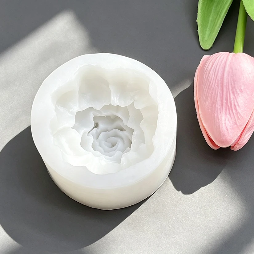 Carnation Rose Flower Silicone Sugarcraft Mold Resin Tools Chocolate Cupcake Baking Fondant Cake Decorating Tools