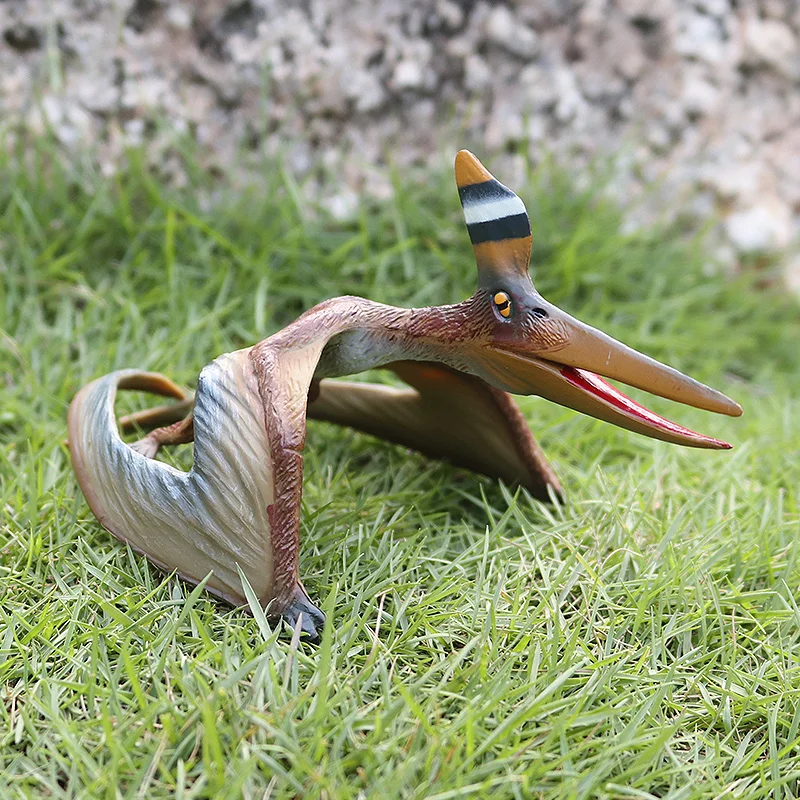 Oenux Classic Jurassic Dinosaur Brinquedo Quetzalcoatlus Ljahjas Pterodactyl Action Figures AnimalS Model PVC Collection Kid Toy
