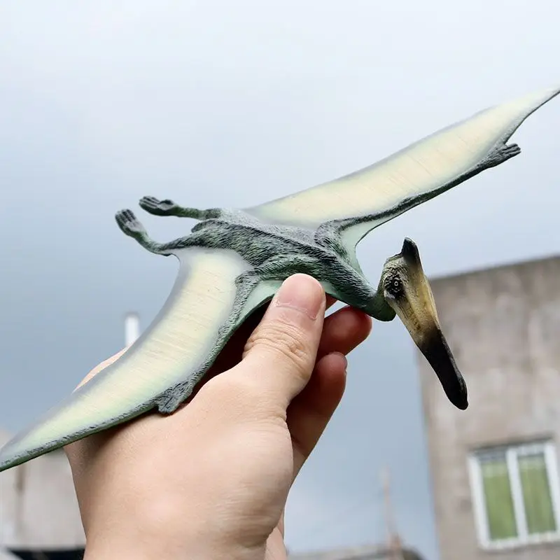 Oenux Classic Jurassic Dinosaur Brinquedo Quetzalcoatlus Ljahjas Pterodactyl Action Figures AnimalS Model PVC Collection Kid Toy