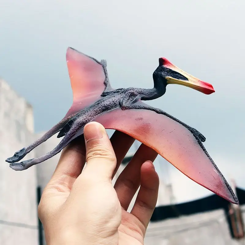 Oenux Classic Jurassic Dinosaur Brinquedo Quetzalcoatlus Ljahjas Pterodactyl Action Figures AnimalS Model PVC Collection Kid Toy