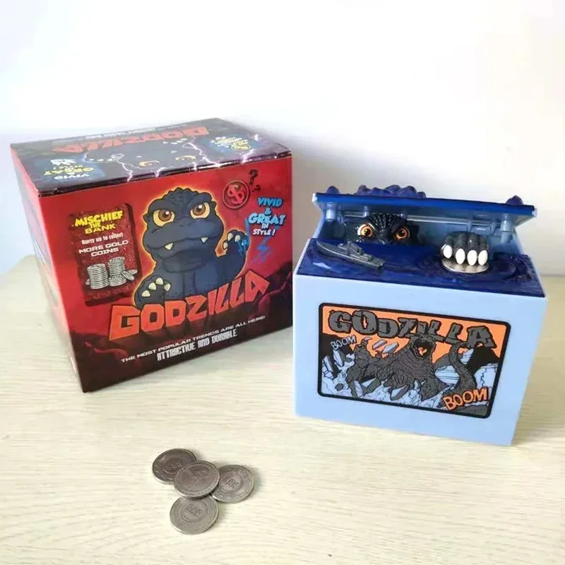 Godzilla Piggy Bank Piggy Bank for Money Box Coin Box Originality Toys Money Banks Money Boxes Home Decor Gifts