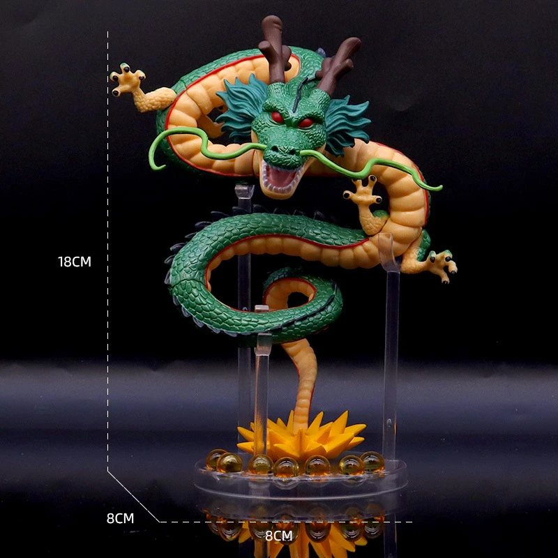 Anime Dragon Ball Z Shenron Figure Toys DBZ Summon Shenron Scene Action Collectible Figurines PVC Model Dolls BIrthday Gifts