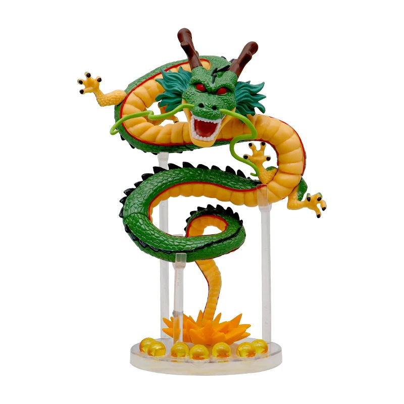 Anime Dragon Ball Z Shenron Figure Toys DBZ Summon Shenron Scene Action Collectible Figurines PVC Model Dolls BIrthday Gifts