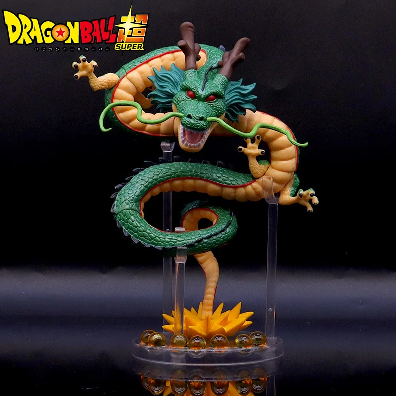 Anime Dragon Ball Z Shenron Figure Toys DBZ Summon Shenron Scene Action Collectible Figurines PVC Model Dolls BIrthday Gifts