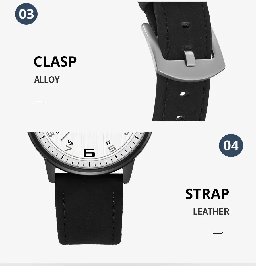 SYNOKE Men Quartz Watch Fashion Simple Business Belt Retro Watch For Men Watch Student Wristwatch Sports Non Mechanical
