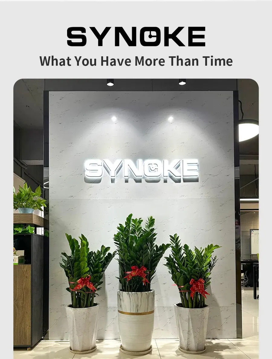 SYNOKE Men Quartz Watch Fashion Simple Business Belt Retro Watch For Men Watch Student Wristwatch Sports Non Mechanical
